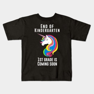 End of kindergarten, 1st grade is coming soon Kids T-Shirt